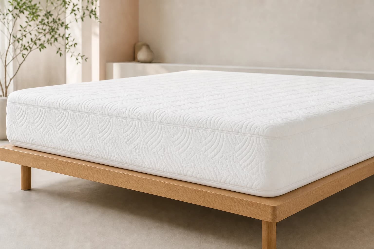 Trilogy natural latex mattress with three adjustable comfort layers